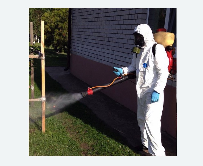 травля клещей на участке в Макарьеве